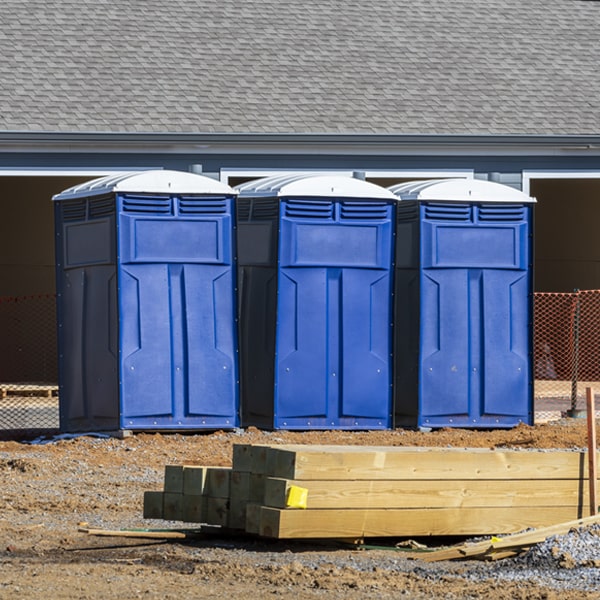 what is the cost difference between standard and deluxe portable toilet rentals in Shannon